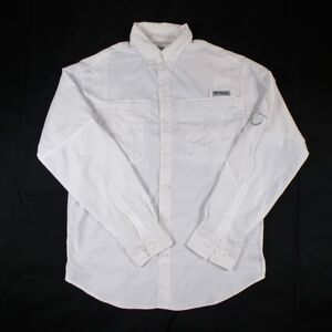 Columbia PFG Sports fishing Outdoor Men's Size Small White Shirt